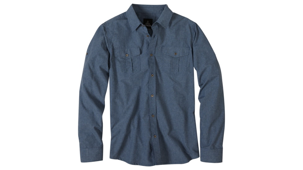 Ascension Long Sleeve Shirt - Mens-Saphire-Small