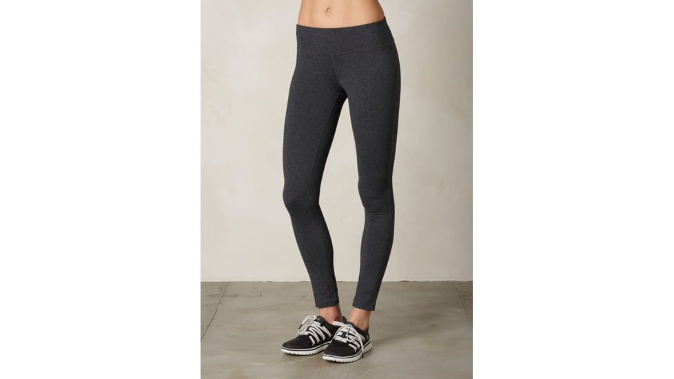Prana Ashley Legging Pant, Charcoal Heather Confetti, L, W4AASP315-CHCN-L