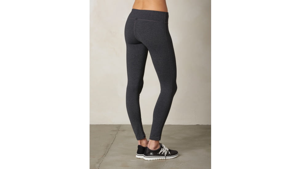 Prana Ashley Legging Pant, Charcoal Heather Confetti, L, W4AASP315-CHCN-L