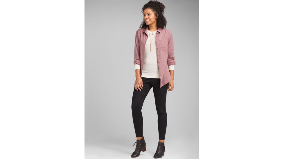 prAna Aster Tunic - Womens, Dark Mauve, Large, W23190952-DKMA-L