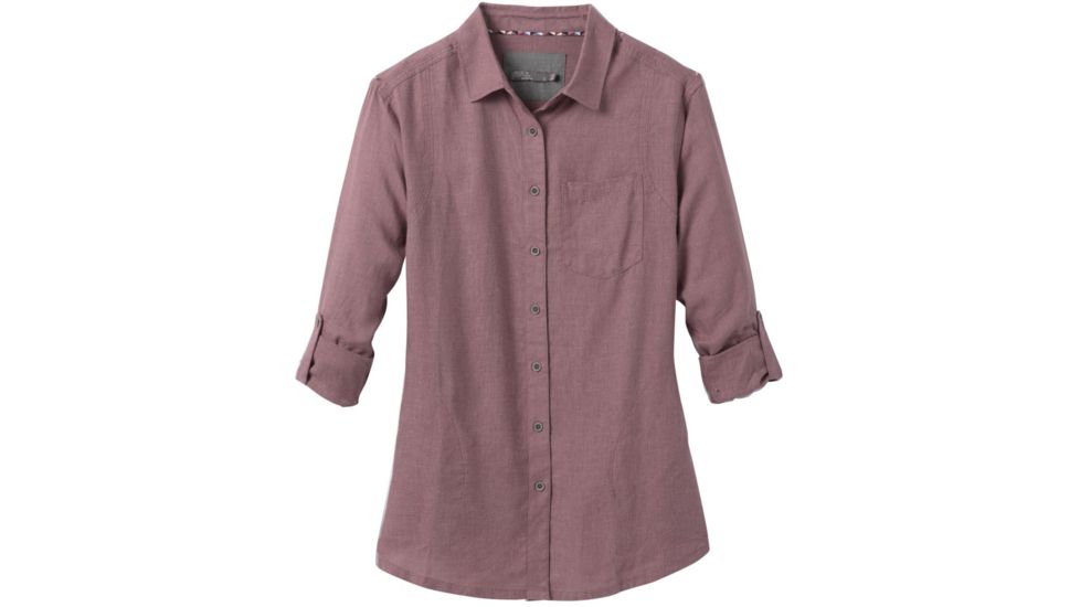 prAna Aster Tunic - Womens, Dark Mauve, Large, W23190952-DKMA-L