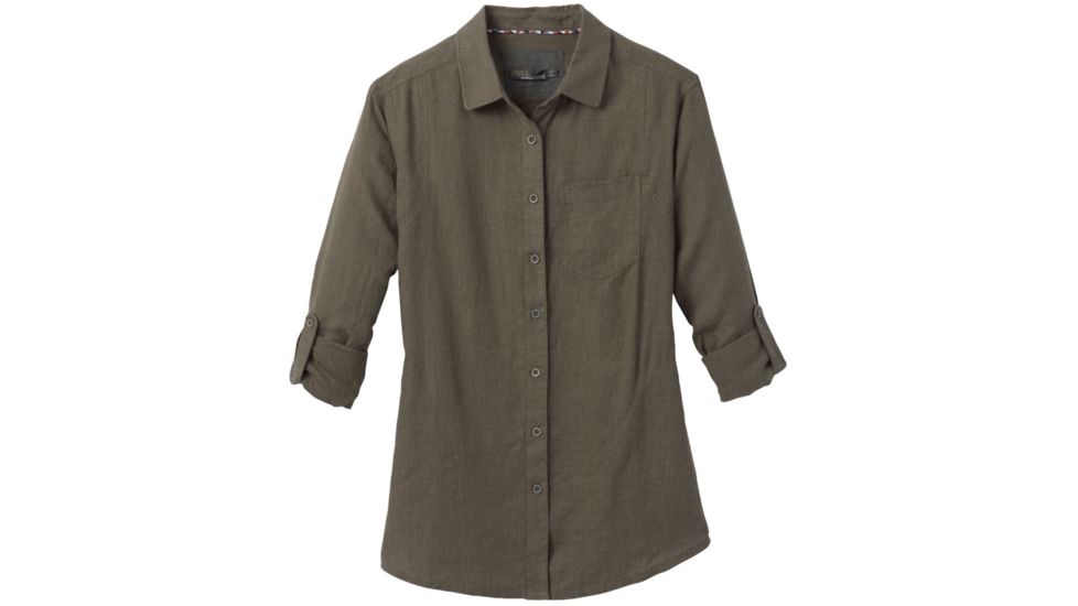 prAna Aster Tunic - Womens, Rye Green, Extra Large, W23190952-RYGR-XL