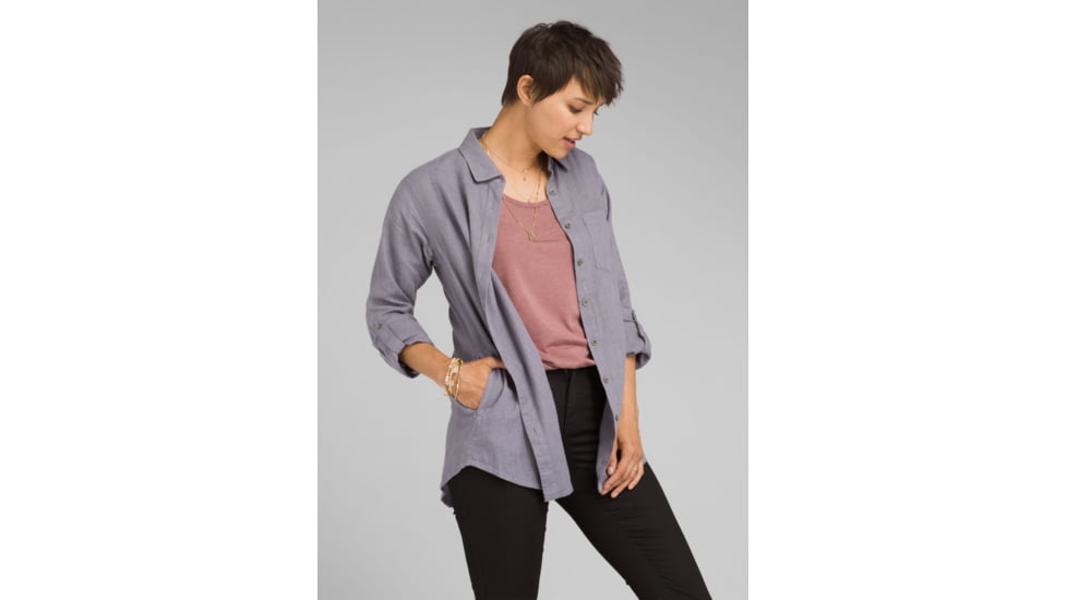 prAna Aster Tunic - Womens, Vapor, Large, W23190952-VAP-L