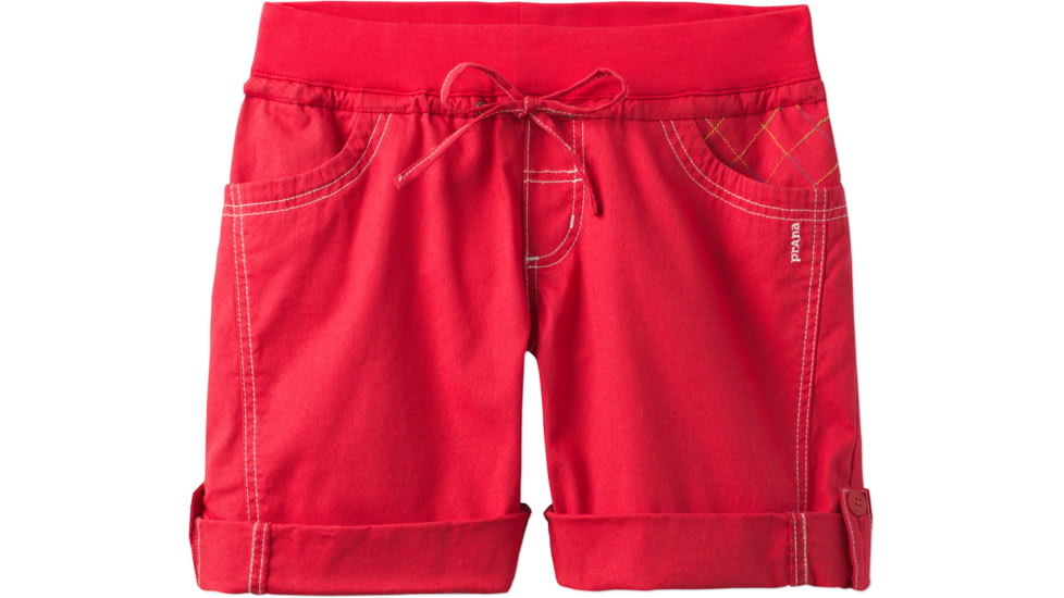 prAna Avril Shorts - Women's-Red Ribbon-Small