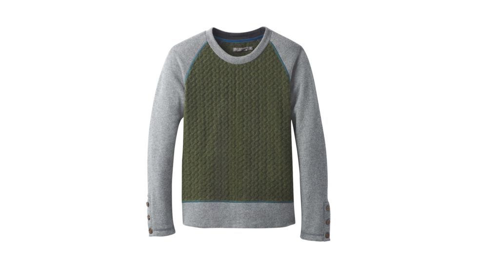 prAna Aya Women's Sweater, Cargo Green, XL, W23170260 - CAGR-XL