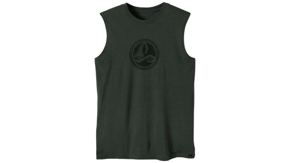 prAna Badge Sleeveless Tee - Men's-Evergreen-X-Large