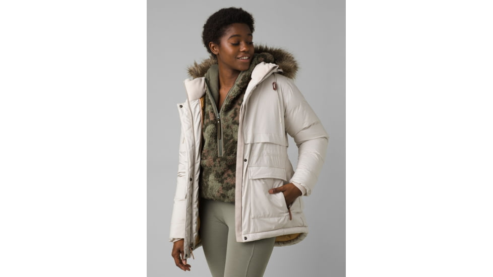 prAna Banajaara Jacket, Pebble Grey Heather, Small, 1962251-021-S