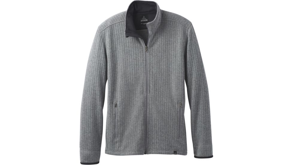prAna Barclay Sweater - Mens, Gravel, Medium, M2BARC310-GRA-M
