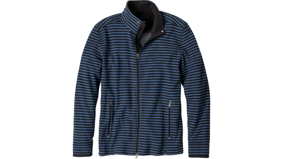 prAna Barclay Sweater - Men's-Pure Blue Stripe-Small