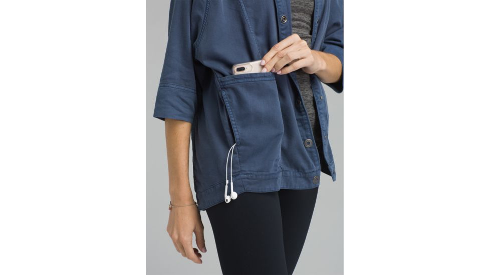 prAna Barnswallow Jacket - Womens, Equinox Blue, Small, W23180578-EQBL-S