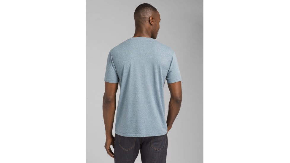 prAna Bear Squeeze Journeyman Tee - Mens, Blue Note Heather, Small, M13191530-BNHT-S