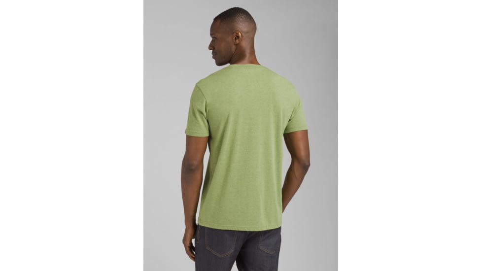 prAna Bear Squeeze Journeyman Tee - Mens, Matcha Heather, Medium, M13191530-MCHT-M