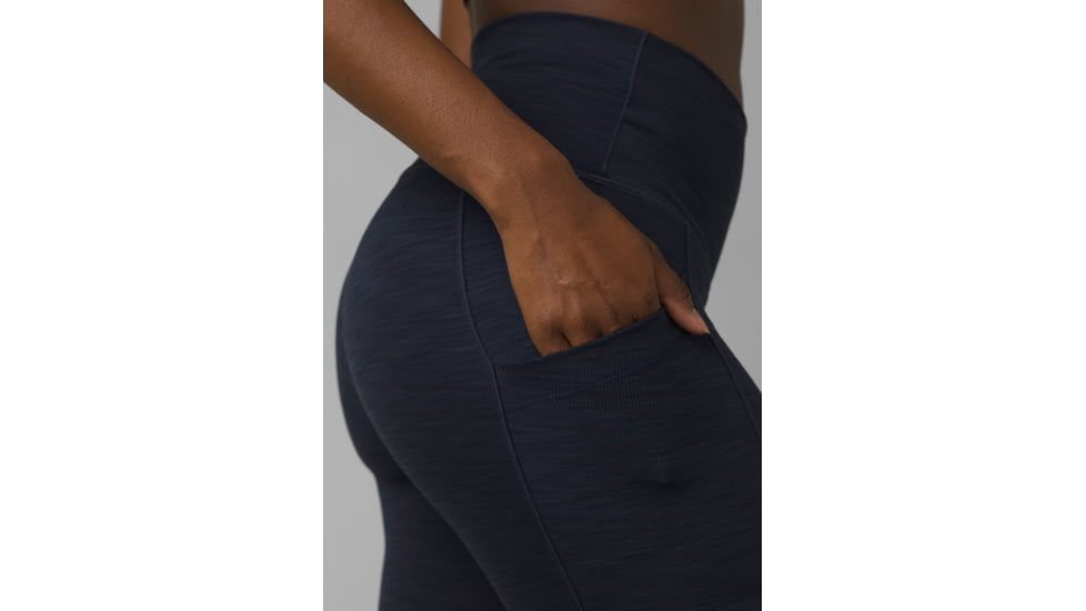 prAna Becksa 7/8 Legging Pants, Nautical Heather, Medium, W41180589-NAHT-M