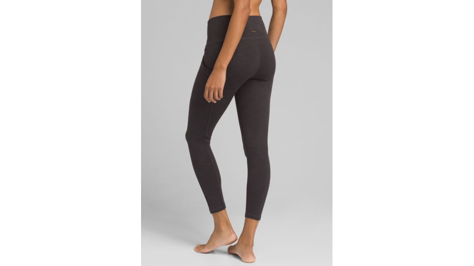 prAna Becksa 7/8 Legging - Womens, Black Heather, Small, W41180589-BKHT-S
