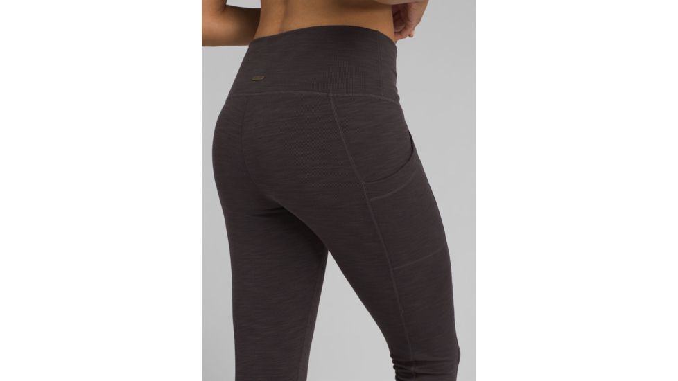 prAna Becksa 7/8 Legging - Womens, Black Heather, Small, W41180589-BKHT-S