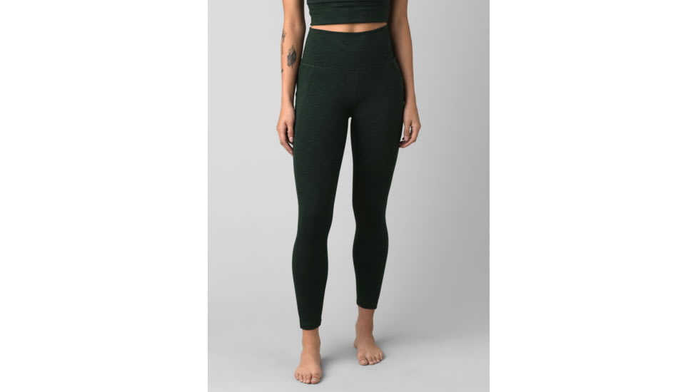 prAna Becksa 7/8 Legging - Womens, Deep Pine Heather, Medium, W41180589-302-M