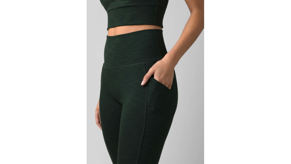 prAna Becksa 7/8 Legging - Womens, Deep Pine Heather, Medium, W41180589-302-M
