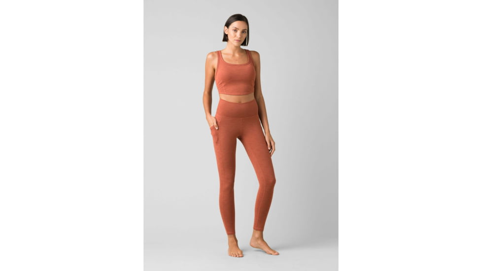 prAna Becksa 7/8 Legging - Womens, Liqueur Heather, Extra Small, W41180589-LQHT-XS