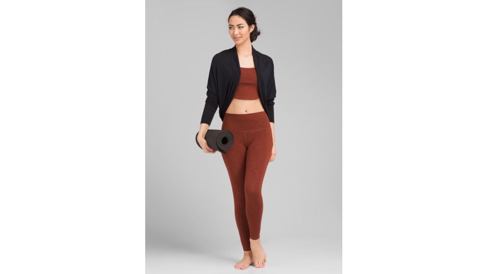 prAna Becksa 7/8 Legging - Womens, Maple Heather, Small, W41180589-MPHT-S