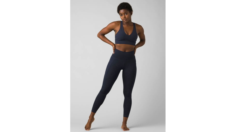 prAna Becksa 7/8 Legging - Womens, Nautical Heather, Extra Small, W41180589-NAHT-XS