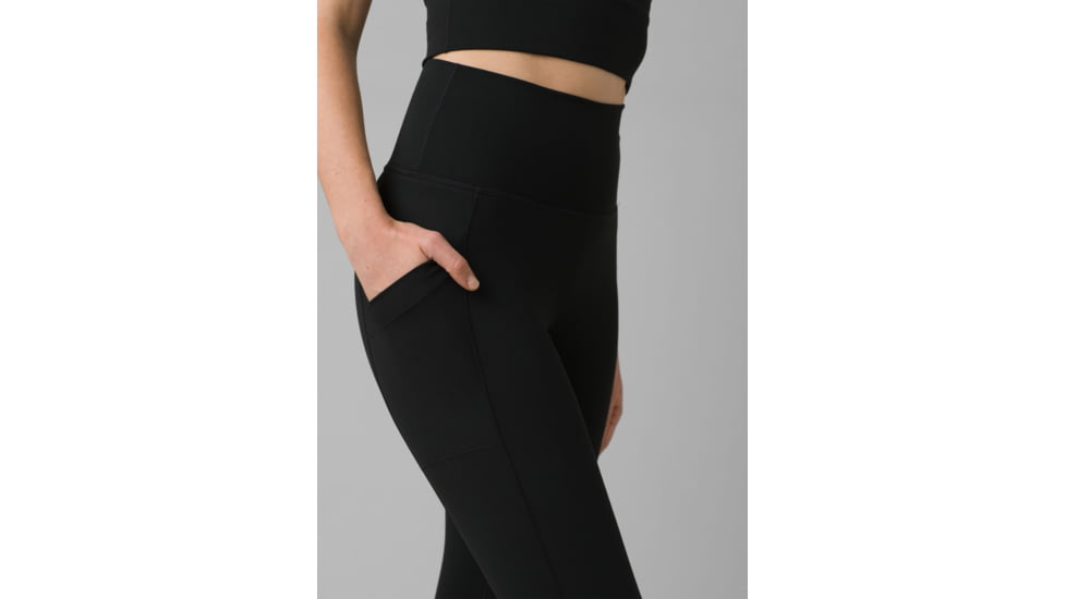 prAna Becksa 7/8 Legging - Women's, Medium, Solid Black, W41180589-002-M