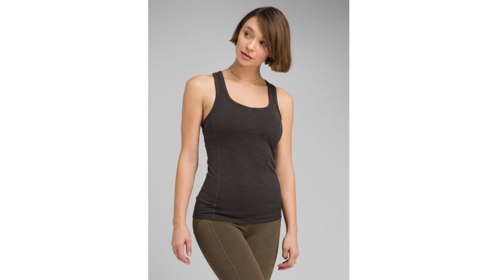 prAna Becksa Tank - Women's, Large, Black Heather, W11190676-BKHT-L
