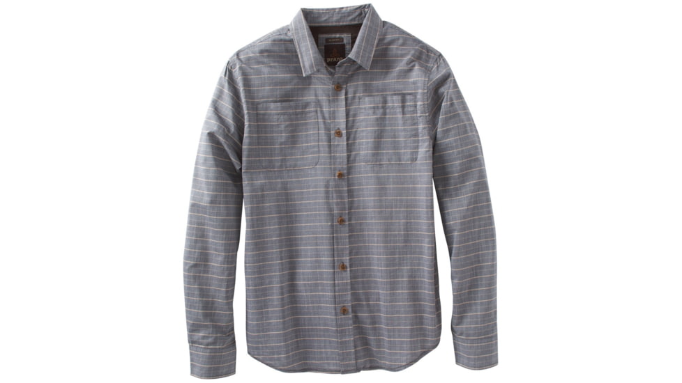 prAna Bergamont Slim Shirt - Men's -Dark Khaki-Large