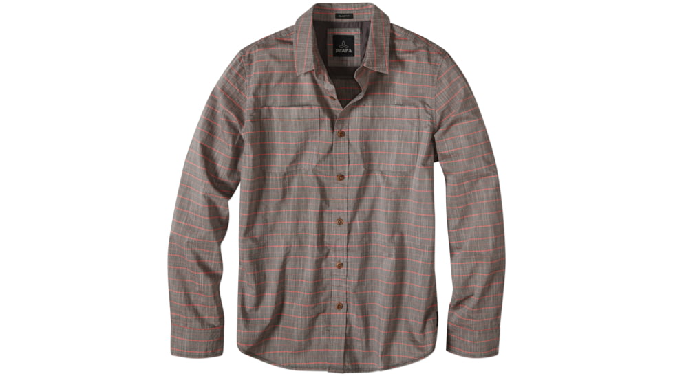 prAna Bergamont Slim Shirt - Men's -Fireball-X-Large