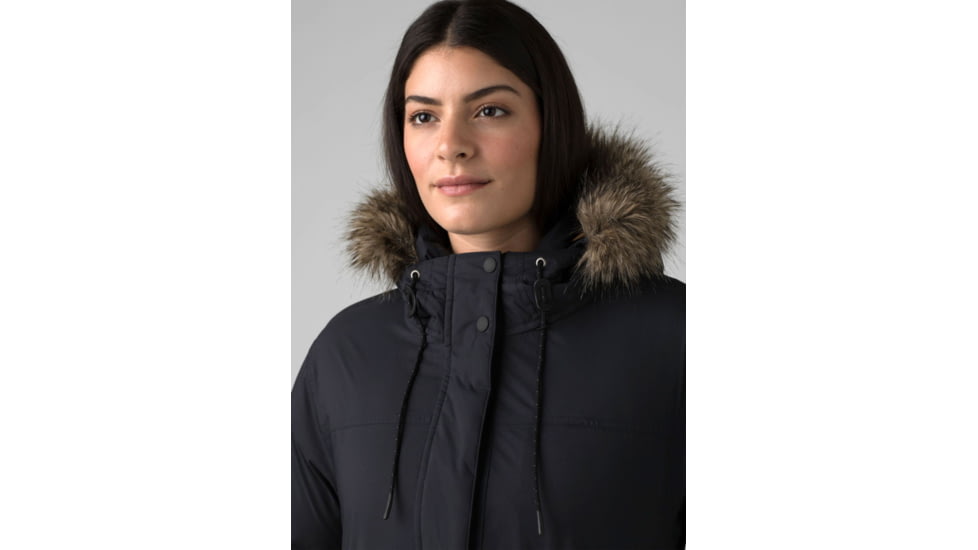 prAna Betania Long Jacket - Women's, Extra Small, Black, 1962321-001-XS