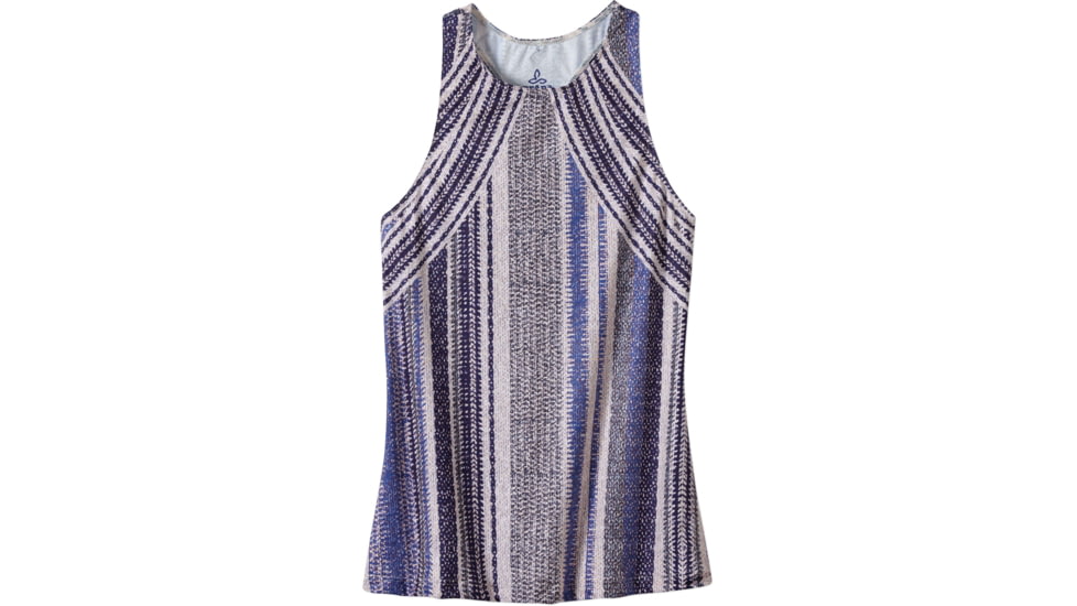prAna Boost Printed Top - Women's -Blue Knitta-Large