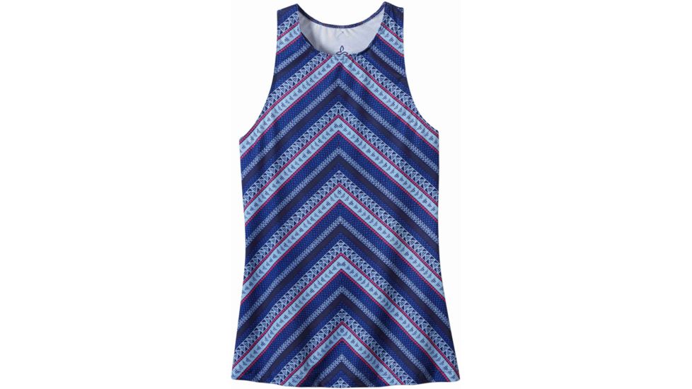 prAna Boost Printed Top - Women's -Bluebell-Medium