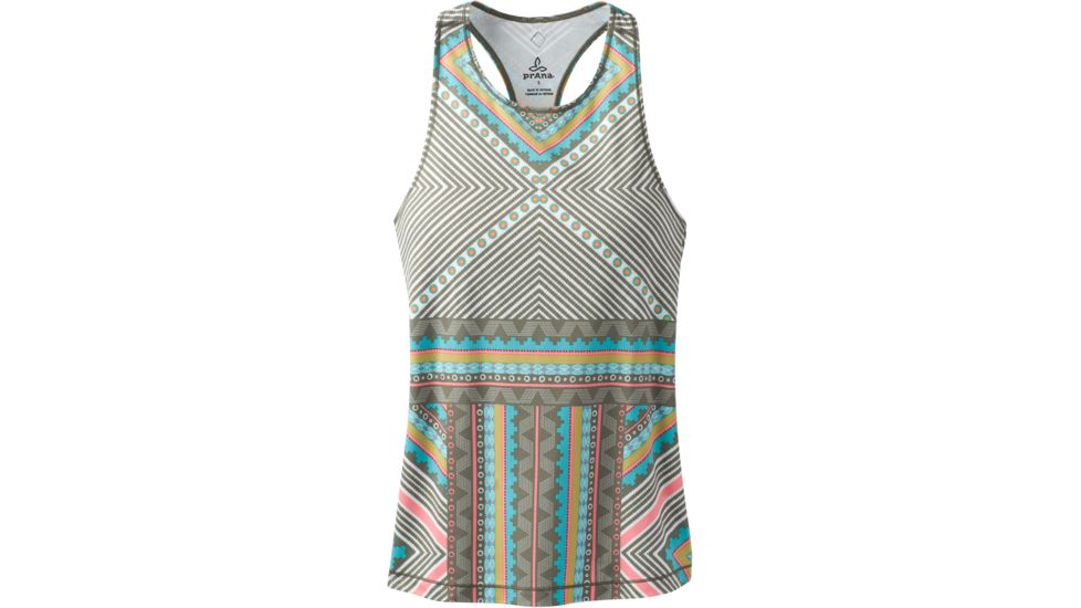 prAna Boost Printed Top - Women's -Green Taos-Small