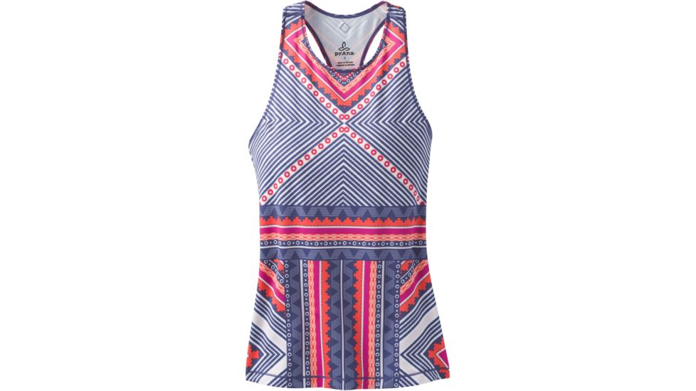 prAna Boost Printed Top - Women's -Indigo Taos-Large
