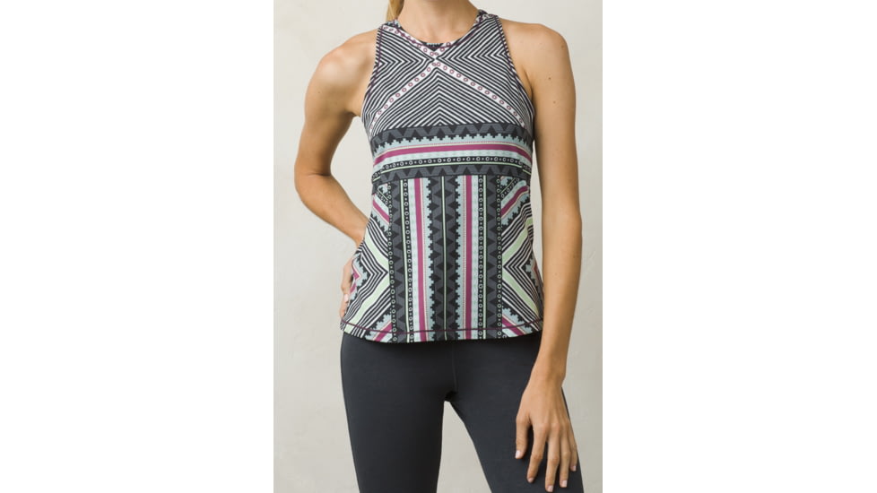prAna Boost Printed Top - Women's -Sangria Taos-Medium