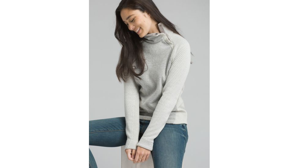 prAna Brandie Sweater - Women's, Bone Heather, Small, W23180549-BOHT-S