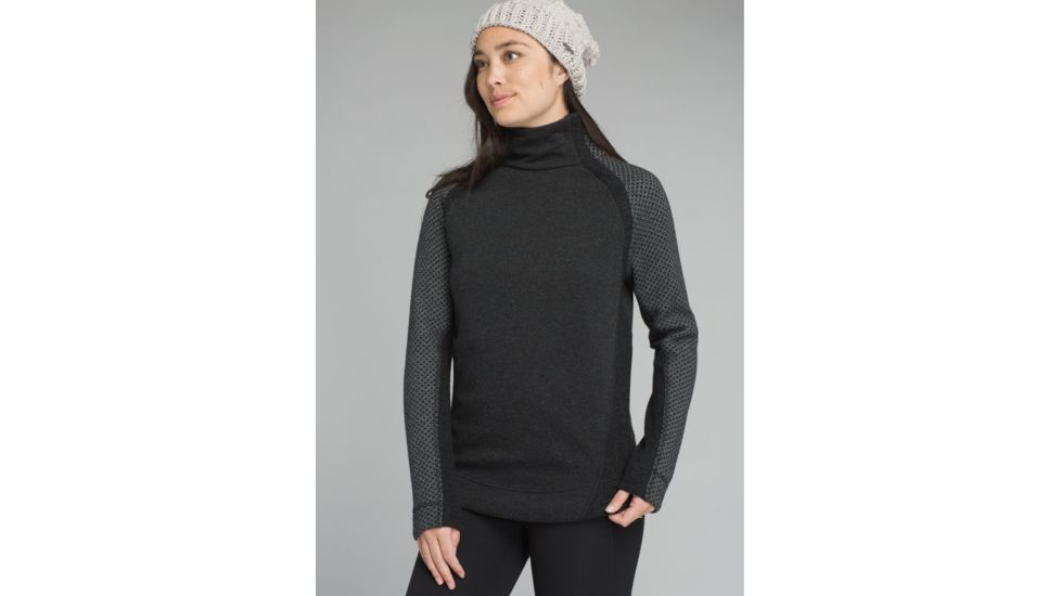 prAna Brandie Sweater - Women's, Charcoal Heather, Medium, W23180549-CCHT-M