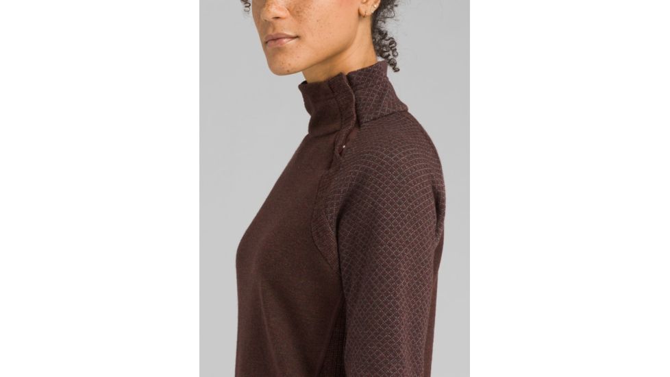 prAna Brandie Sweater - Womens, Cocoa Heather, Extra Small, W23180549-CZHT-XS