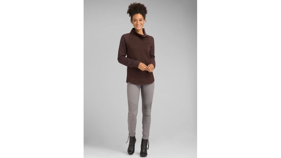 prAna Brandie Sweater - Womens, Cocoa Heather, Extra Small, W23180549-CZHT-XS