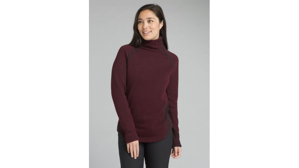 prAna Brandie Sweater - Women's, Mulled Wine Heather, Small, W23180549-MWHT-S