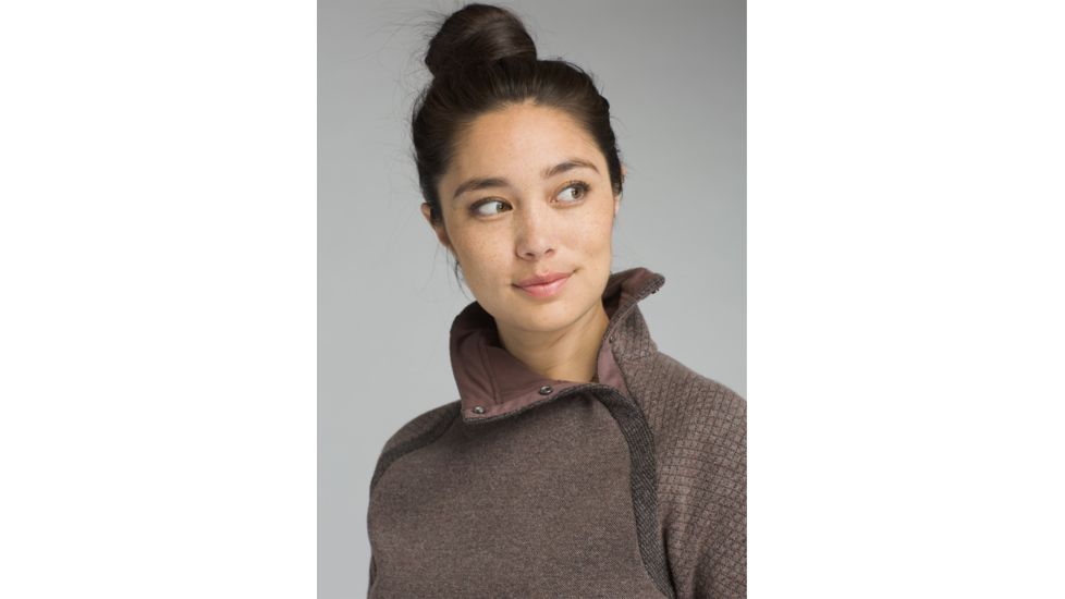 prAna Brandie Sweater - Women's, Weathered Wood Heather, Medium, W23180549-WWHT-M