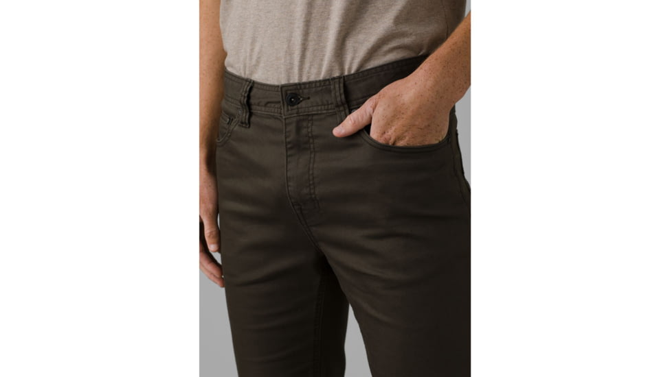 prAna Bridger Jean 32 Inseam Jeans, Black Olive, 36, M4BD32315-BKOL-36