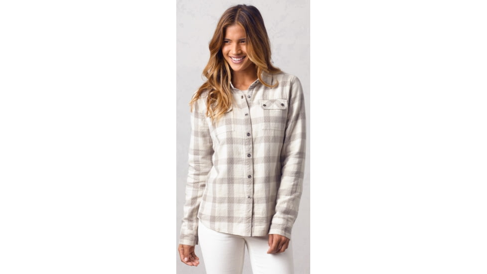 prAna Bridget Lined Shirt - Women's-Stone-Large