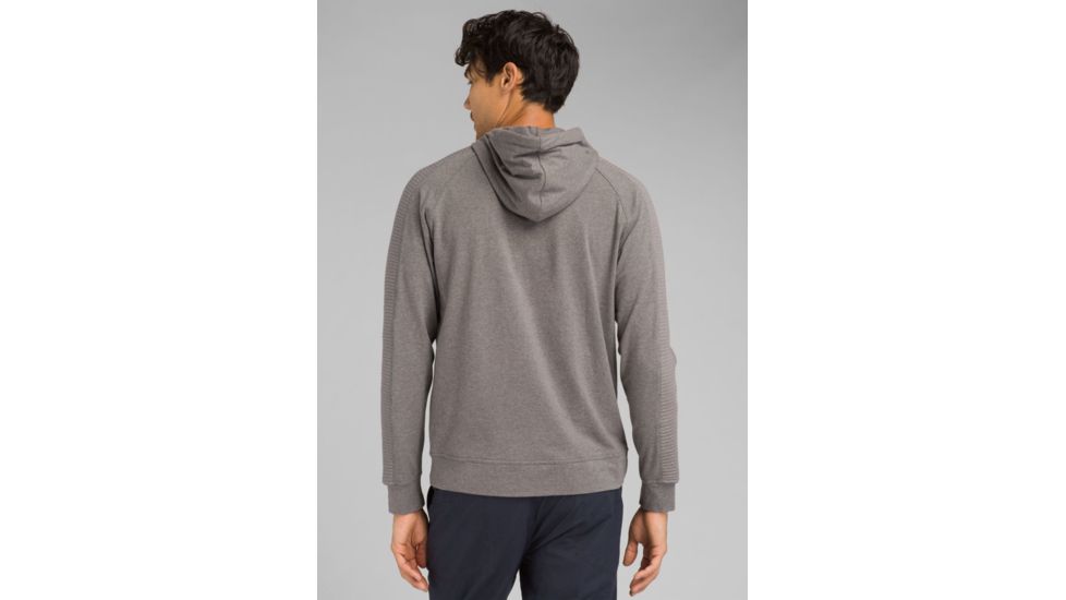 prAna Brigg Hoodie - Mens, Gravel Heather, Small, M23190628-GRHT-S