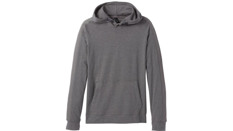 prAna Brigg Hoodie - Mens, Gravel Heather, Small, M23190628-GRHT-S