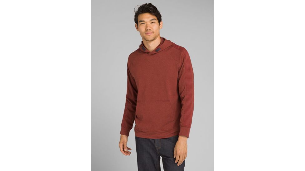 prAna Brigg Hoodie - Mens, Maple Heather, Large, M23190628-MPHT-L