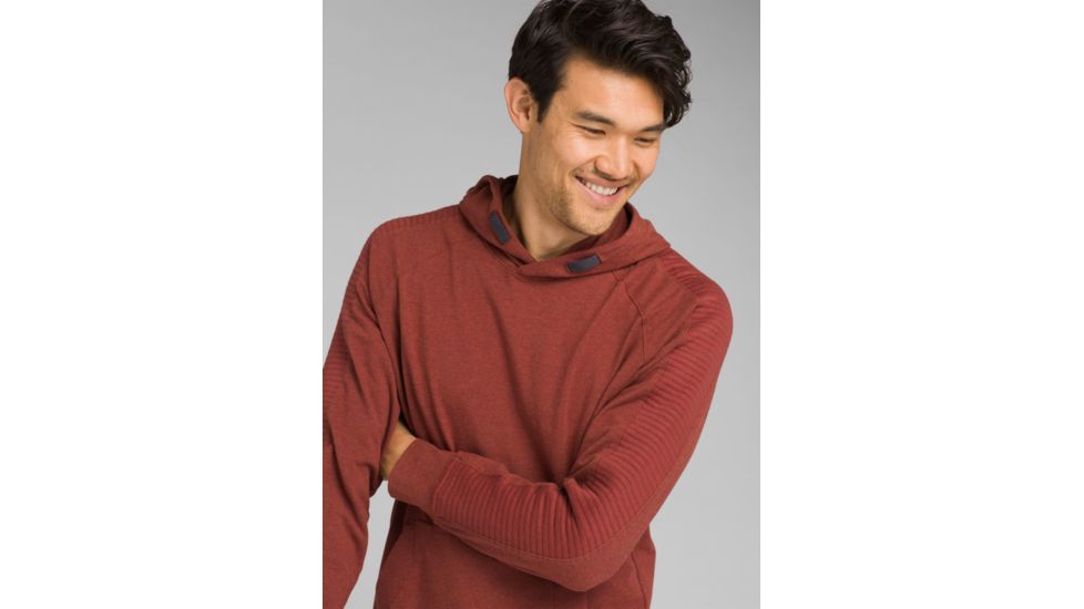 prAna Brigg Hoodie - Mens, Maple Heather, Large, M23190628-MPHT-L