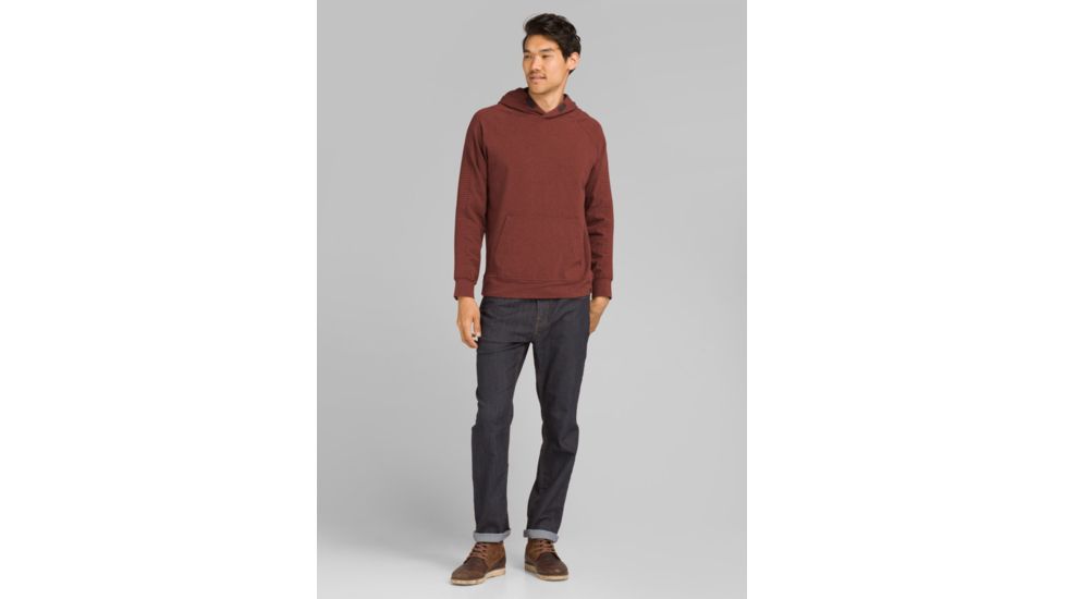 prAna Brigg Hoodie - Mens, Maple Heather, Large, M23190628-MPHT-L