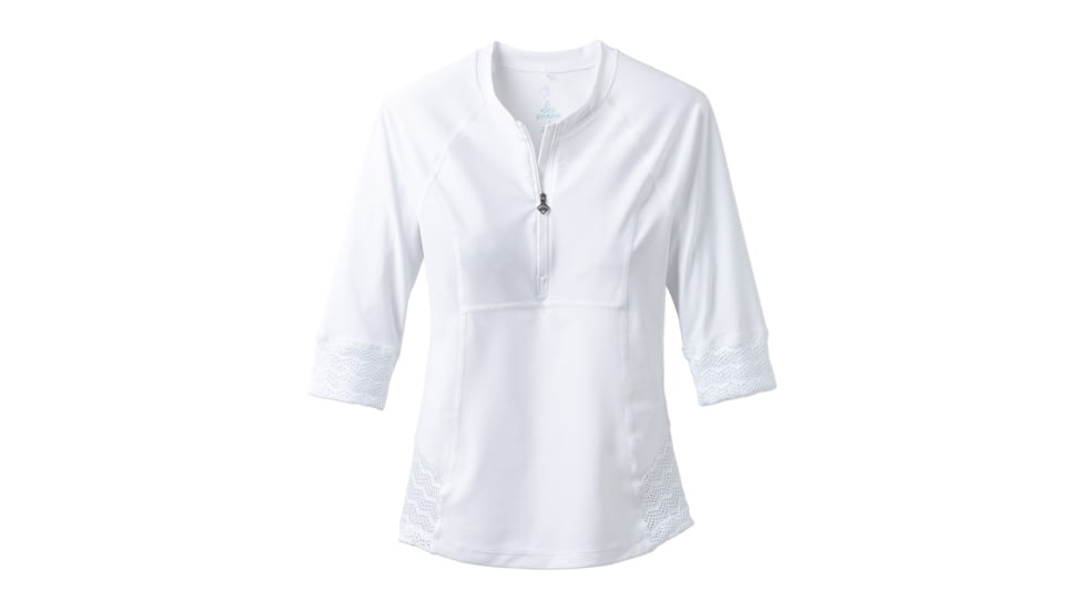 prAna Brigitte Sun Top - Women's -White Chevron-Small