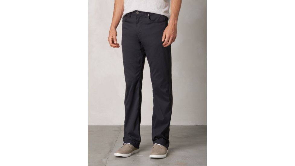 Prana Brion Pant Mens, Black, 28 Waist, Short Inseam, M4BN30312-BLK-28