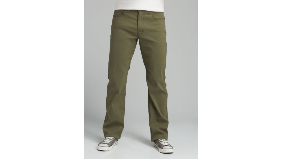 prAna Brion Pant - Mens, Cargo Green, 28 Waist, Regular Inseam, M4BN32312-CAGR-28
